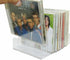 Pmsanzay Clear Acrylic CD DVD Holder, Storage Box for 14 Standard CD Cases, Media Shelf Organization