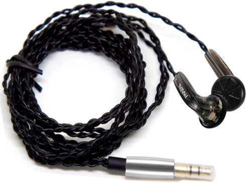 Wired Earphone Snow-Lotus 1.0 in Ear Earphones,64 Ohm Clear Detailed Balanced Sound Flat Head Earbuds,HD Bass Driven Audio,3.5mm Wired HiFi Music in-Ear Headset (Grey)