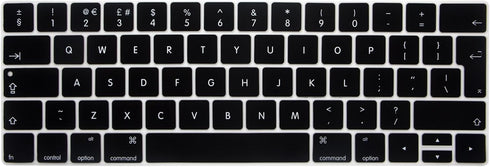 Silicone Keyboard Cover for MacBook Pro 13 15 inch 2019 2018 2017 2016 with Touch Bar, European Version, Model: A2159