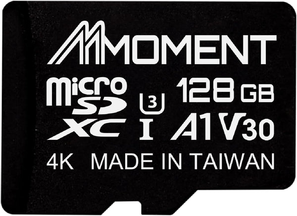 MMOMENT 128GB Micro SDXC Card, MM13 Jolly, A1, UHS-I, U3, V30, Class 10