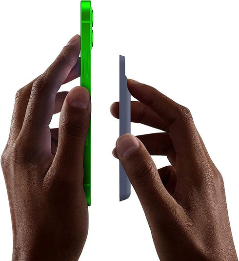 BIAJIYA Card Holder for Back of Phone - MagSafe Magnetic Silicone Wallet Compatible with iPhone 17/16/15/14/13/12