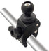 Tough Clamp Base with 1'' Rubber Ball Head for Secure Mounting