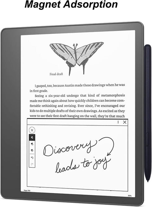 Stylus Pen for Kindle Scribe, Compatible with Palm Rejection, 4096 Levels of Pressure Sensitivity (Black)