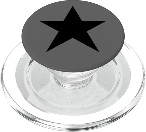 Black Star Y2K Aesthetic Retro Vintage 90 Gorpcore PopSockets MagSafe PopGrip for iPhone