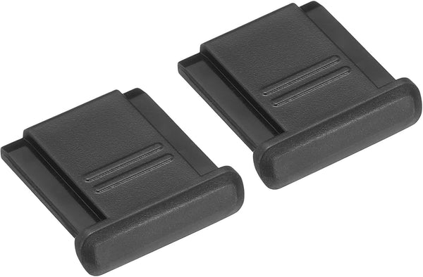 PATIKIL 12mm Hot Shoe Cover Cap, 2 Pack Black Plastic Protector for Nikon, Fujifilm, Pentax DSLR/SLR Camera