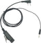 Push-To-Talk K1 Cable with Aux 3.5mm Male Adapter, PTT Mic for Baofeng UV-5R Retevis RT18 RT19 RT21 RT22 RT27 RT7 H-777 Kenwood 2-Pin Radios Connecting to Headset Earmuffs with 3.5mm Audio Jack