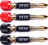 CNCESS CESS-061 Spade Fork Binding Post to Banana Plugs Speaker Adapter, 4 Pack