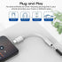 USB C to 3.5mm Headphone Jack Adapter for iPhone 15/15 Pro/Pro Max, Type C Aux Dongle for iPad, Samsung Galaxy
