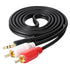 FdcLixuvol 3.5 mm to 2RCA Audio Cable, 3.2 ft/1 m Gold-Plated Plug Stereo
