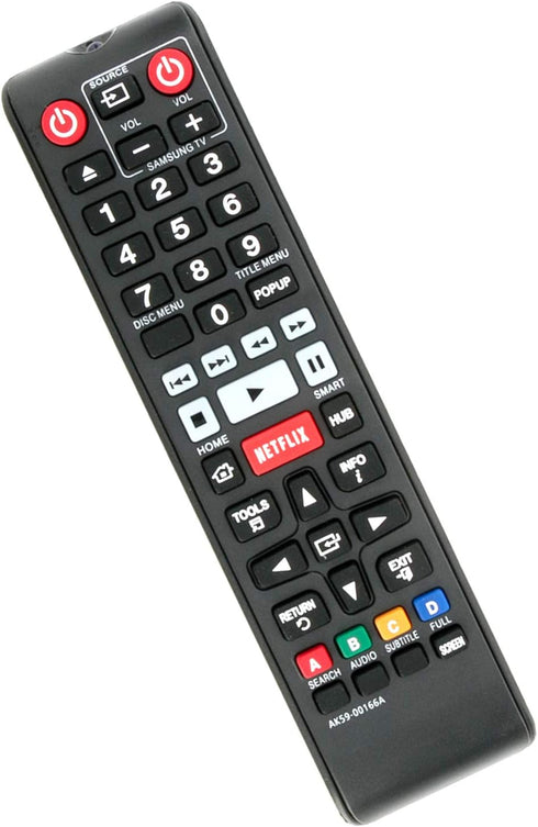 Replacement Remote Control AK59-00166A for Samsung Blu-ray Player BD-FM59C/ZA BD-FM59/ZA BD-F5900/ZA BD-F7500/ZA