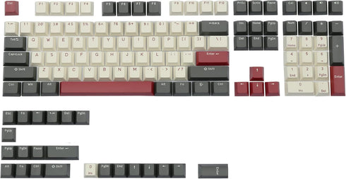 Happy Balls PBT Doubleshot Keycaps, Cherry Profile Key Caps for 61/68/75/81/84/87/98/104/108 MX Switches Mechanical