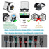 Magnetic Charging Tips 2in1 10pcs, 360° Rotate Tips for USB-C/Micro Ports, Water-Dustproof/Antioxidant
