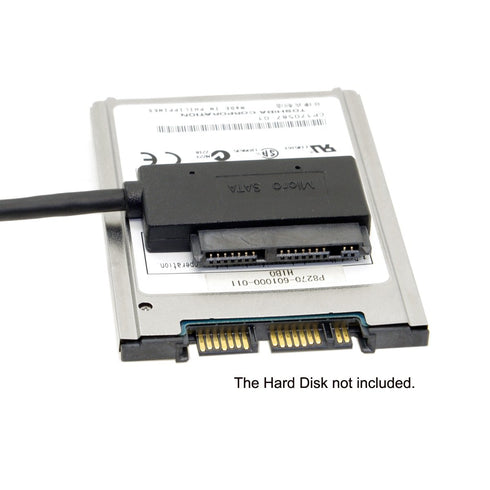 chenyang Micro SATA 16Pin to USB 3.0 Adapter Cable for 1.8 inch Hard Drive HDD/SSD Data Transfer, 10cm