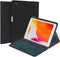 Keyboard Case for iPad Pro 12.9-inch 2017/2015, 7 Color Backlit Detachable Bluetooth Keyboard, Black