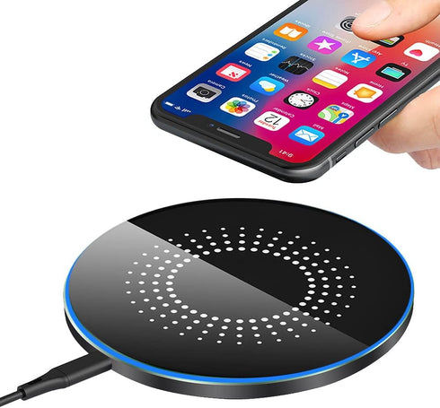 30W Wireless Charger Pad, Fast Wireless Charger, Wireless Charging Compatible with Samsung Galaxy S22/S22+/S21/S20/S10,