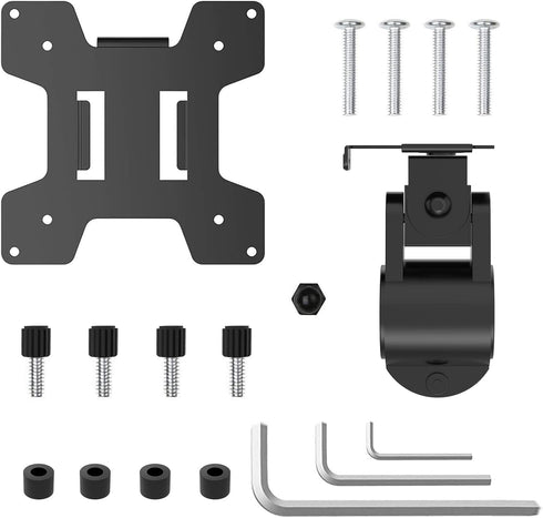 WALI Mounting Plate for Monitor Mounting System, Mounting Holes 75x75 mm and 100x100 mm (VES01), Black