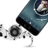 Cuifati Mini 3.5mm Plug Speaker, Soft HiFi Stereo Portable Plug in Speaker with 3.5mm Aux Audio Input for Cellphone,