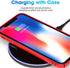 30W Fast Wireless Charger Pad, Compatible with iPhone 14/13/12/11/X, Samsung Galaxy S23/S22/S21/S20, White