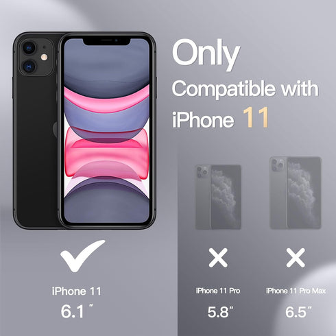 JETech Silicone Case for iPhone 11 (2019) 6.1-Inch, Silky-Soft Touch Protective Case, Shockproof Cover