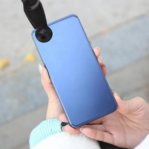 KAJNBN 10-in-1 Set Phone Camera Lens Kit with Wide Angle, Fisheye, and Macro Lenses for Smartphones Professional Mobile