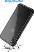 JETech Case for iPhone XR 6.1-Inch - Non-Yellowing Shockproof Phone Bumper Cover, Anti-Scratch Clear Back (Black)