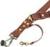 Pissente Leather Camera Strap, Adjustable Dual Leather Harness with Rivet, Double Shoulder Strap for Digital Camera