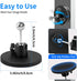 joaoxoko 360 4.7-12.9" (1) Strong Magnetic Tablet Mount, Swivel Stand for Kitchen/Office/Gym, Universal Holder