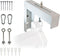 Elite Screens 6" White Projector Screen L-Brackets, Single Metal Welded Construction, Wall