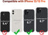 OCASE Retro Series Compatible with iPhone 12 Pro Case, Wallet Case with Card Slots, RFID Blocking, Brown