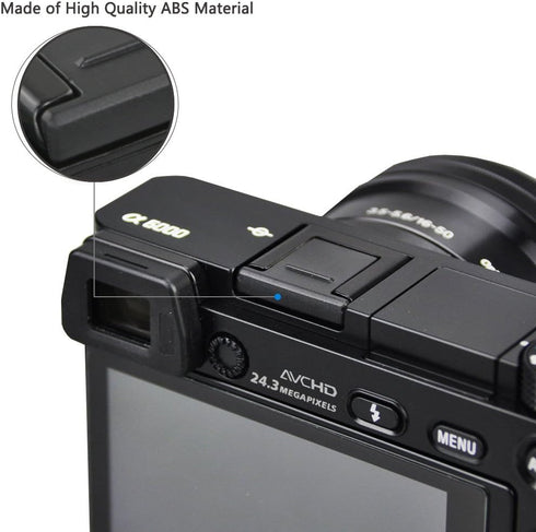 2-Pack FDA-EP20 FA-SHC1M A6700 JJC Eyecup Eyepiece Eye Cup & Hot Shoe Cover Cap for Sony Camera