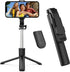 MOLEKSDAL Tripod & 37-inch Telescopic Selfie StickFeatures Wireless Remote Control and 360 Rotation,