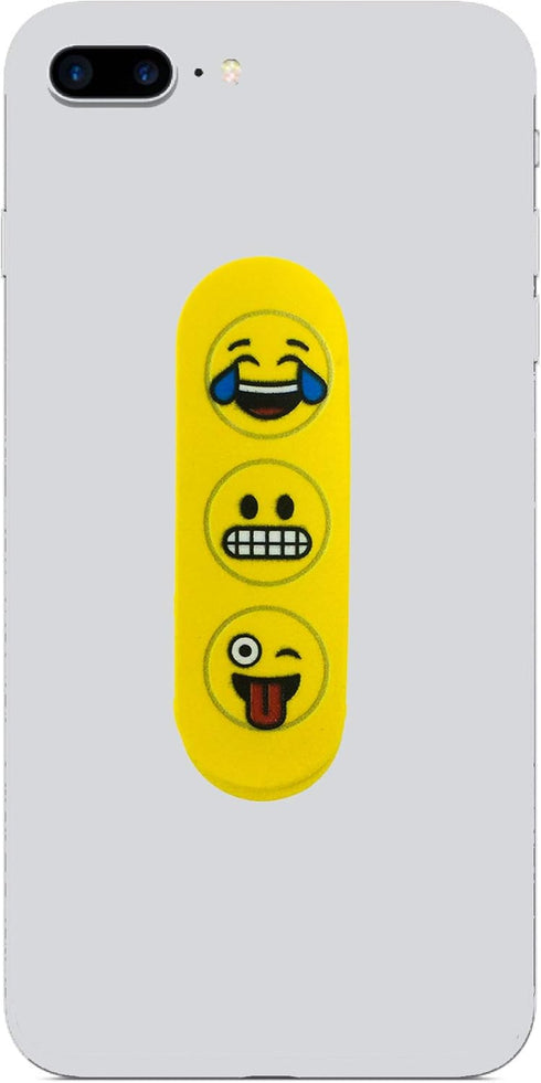 Emoji Adhesive Loop Cell Phone Holder Accessories - Finger Strap for iPhone Galaxy Android Tablet Smartphones