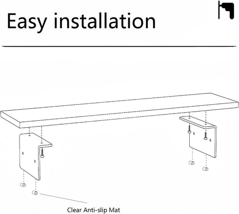 SRTFINE 2.16/3.34 Inch 2 7.8 15.7 Inch Anti-slip Monitor Stand Riser Height Adjustments Clear Acrylic Stand with Clear