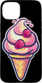 Funny Ice Cream Seller Graphic Tees and Presents Ice Cream Cone Graphic Sorbet Case for iPhone 15 Plus