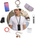 FNANJWQ 10 Pcs Phone Tether Tab, Adhesive-free Lanyard Strap for Full Coverage Phones Cases, Clip for Cell Phone