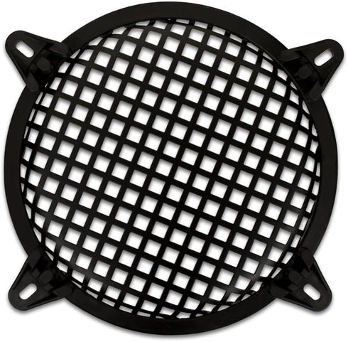 Goldwood 8" Steel Waffle Speaker Woofer Grill, Subwoofer Grille and Hardware, Black (SWG-8C)