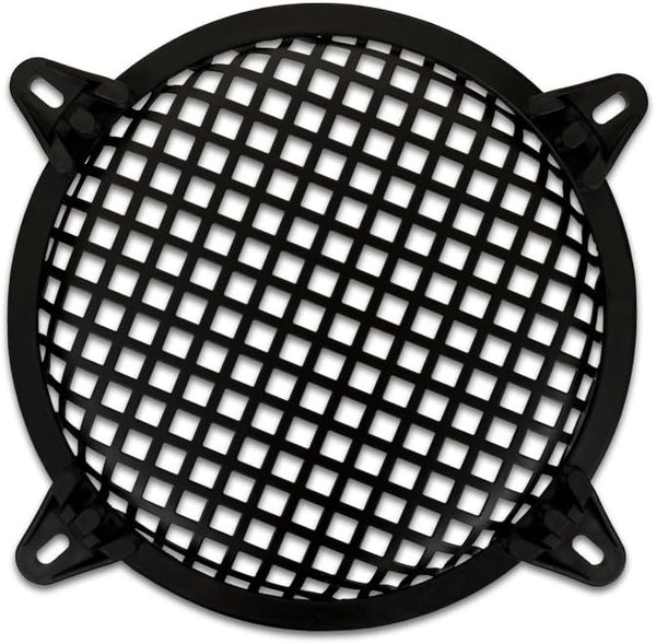 Goldwood 8" Steel Waffle Speaker Woofer Grill, Subwoofer Grille and Hardware, Black (SWG-8C)
