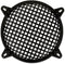 Goldwood 8" Steel Waffle Speaker Woofer Grill, Subwoofer Grille and Hardware, Black (SWG-8C)