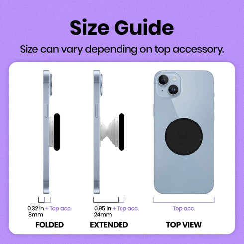 On The Grip OnTheGrip Cute Natural Seashell Design Heart Shape Collapsible Mobile Phone Grip Stand Holder