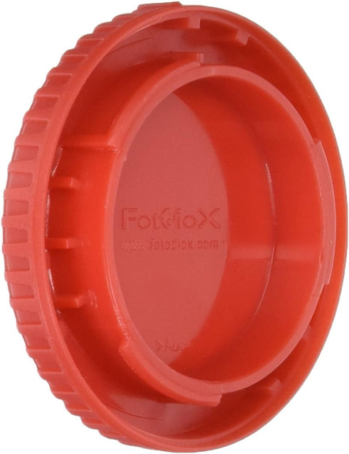 Fotodiox Red Designer Body Cap Compatible with Nikon F-Mount Cameras