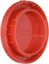 Fotodiox Red Designer Body Cap Compatible with Nikon F-Mount Cameras