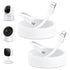 2 Pack 25ft Micro USB Extension Cable for eufy Security Indoor Cam, Weatherproof Charging Cord with Clips