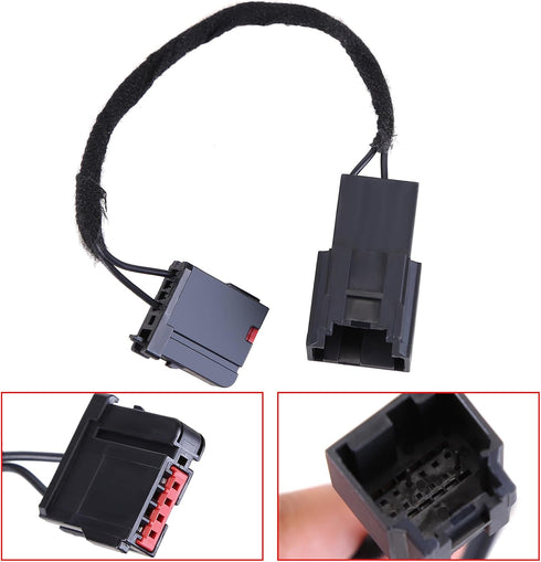 Dfuorty 2 3 Gen1 HC3Z-19A387-A Wiring Harness Adapter Compatible for Ford SYNC to SYNC USB Media Hub Power Harness