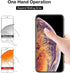 Cell Phone Ring Holder Stand, Adhesive Phone Grip for Phones and Cases, Cell Phone Grip Holder (Glitter Silver)