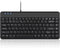 Perixx PERIBOARD-409U Wired USB Mini Keyboard, Black, US English Layout
