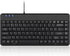 Perixx PERIBOARD-409U Wired USB Mini Keyboard, Black, US English Layout