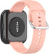 Silicone Watch Band for RUIMEN Smart Watch D1, Replacement Band Compatible with RUIMEN D1 (Pink, Teal, White)
