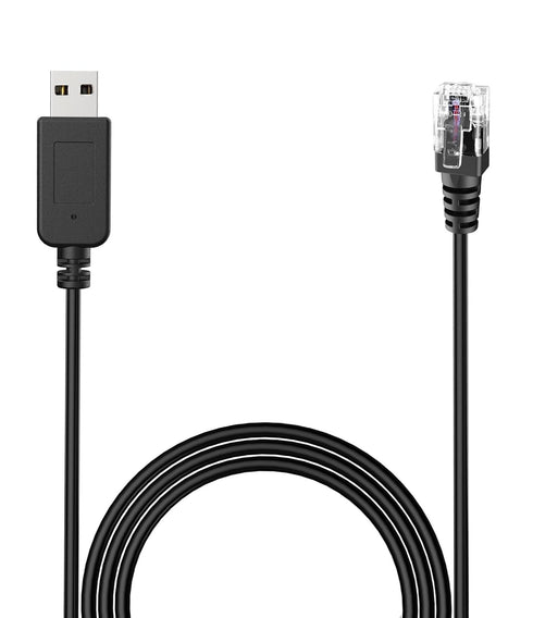 Radar Detector Cable with USB to RJ11 Plug for Escort Valentine One Uniden Beltronics Replacement Power Cable