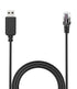 Radar Detector Cable with USB to RJ11 Plug for Escort Valentine One Uniden Beltronics Replacement Power Cable