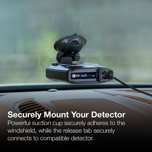Escort 360 (0020058-1) Original StickyCup Silicone Suction Windshield Mount for MAX and More Compatible Radar Detectors